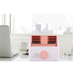 30W Turbinen-Blattloser Mini Desktop Leiser Ventilator für Wohnheim / Schlafzimmer / Wohnzimmer / Büro, 3 Geschwindigkeitsmodi, AC 220V
