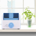 30W Turbinen-Blattloser Mini Desktop Leiser Ventilator für Wohnheim / Schlafzimmer / Wohnzimmer / Büro, 3 Geschwindigkeitsmodi, AC 220V