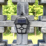 Solar Retro Hexagonale LED Wandleuchte Außenleuchte Sensorsteuerung Landschaftsleuchte