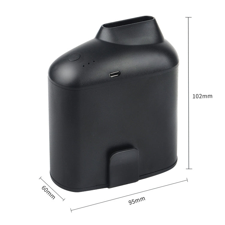 Tragbarer Kreativer Hängender Taillen-USB-Ventilator mit Drei Einstellbaren Windgeschwindigkeiten, Schwarz, Grau