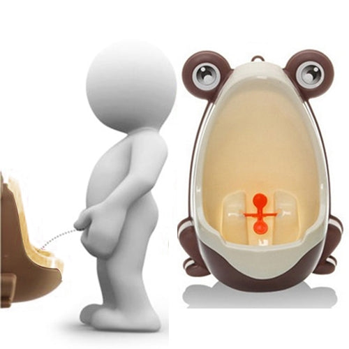 Wandmontiertes Töpfchen für Kinder in lustiger Frosch-Form