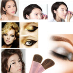 5-teiliges Set mit Griffen für Augen-Make-up und Aluminiumhülse