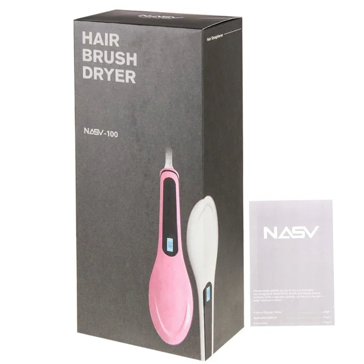 Handlicher, innovativer Haarglätterkamm mit LCD-Temperaturanzeige und EU-Stecker