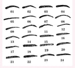 24-in-1 Augenbrauen-Schablonen-Set, 24-in-1