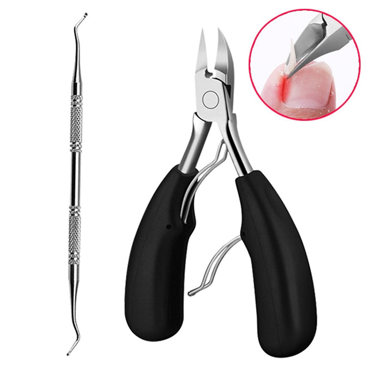 2-in-1 Nagelknipser für Paronychie aus Edelstahl, Olecranon-Nagelknipser & eingewachsener Nagelheber