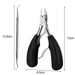 2-in-1 Nagelknipser für Paronychie aus Edelstahl, Olecranon-Nagelknipser & eingewachsener Nagelheber