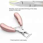 2-in-1 Nagelknipser für Paronychie aus Edelstahl, Olecranon-Nagelknipser & eingewachsener Nagelheber