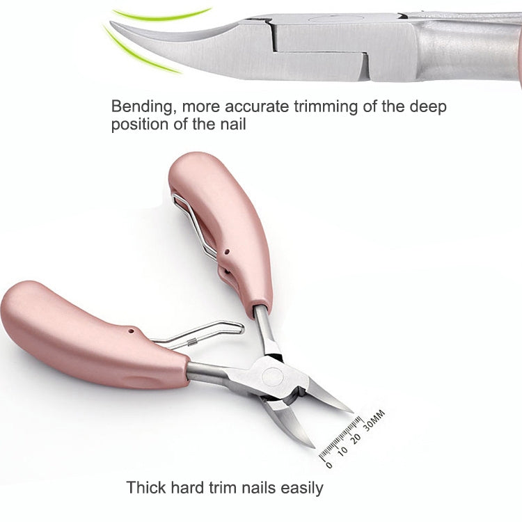 2-in-1 Nagelknipser für Paronychie aus Edelstahl, Olecranon-Nagelknipser & eingewachsener Nagelheber