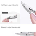2-in-1 Nagelknipser für Paronychie aus Edelstahl, Olecranon-Nagelknipser & eingewachsener Nagelheber