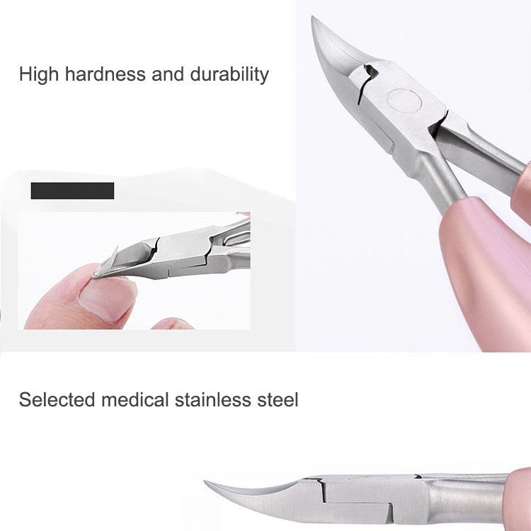 2-in-1 Nagelknipser für Paronychie aus Edelstahl, Olecranon-Nagelknipser & eingewachsener Nagelheber