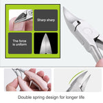 2-in-1 Nagelknipser für Paronychie aus Edelstahl, Olecranon-Nagelknipser & eingewachsener Nagelheber