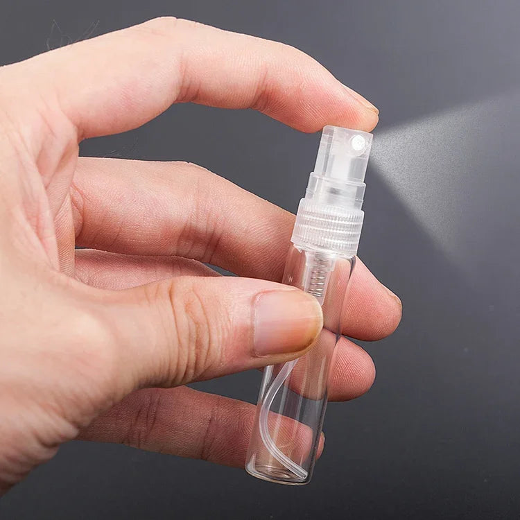 50 Stück leere Parfümflaschen, Sprühflaschen, Fassungsvermögen: 2 ml (transparent), 2 ml (transparent)