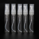 50 Stück leere Parfümflaschen, Sprühflaschen, Fassungsvermögen: 5 ml (transparent), 5 ml (transparent)