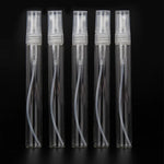 50 Stück Parfümfläschchen, Sprühflaschen, leere Parfümfläschchen, Fassungsvermögen: 10 ml (transparent), 10 ml (transparent)