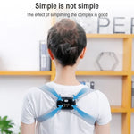Intelligenter Haltungskorrektor für Erwachsene und Kinder, intelligenter Haltungstrainer, orthopädisch (grau), orthopädisch (schwarz), orthopädisch (rosa)
