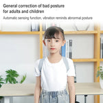 Intelligenter Haltungskorrektor für Erwachsene und Kinder, intelligenter Haltungstrainer, orthopädisch (grau), orthopädisch (schwarz), orthopädisch (rosa)