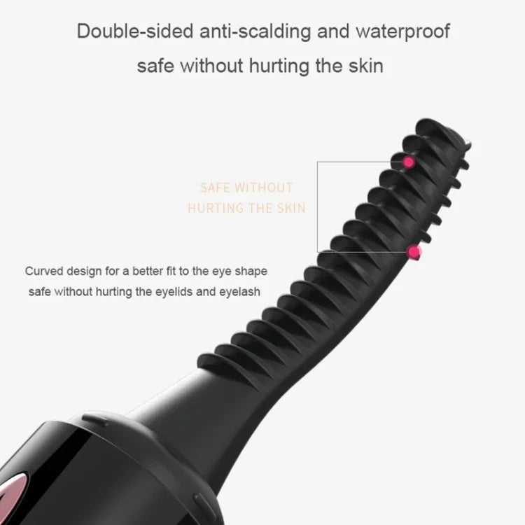 K-CU-S20 Tragbare, wasserdichte Wimpernzange mit USB-Ladefunktion und Digitalanzeige, K-CU-S20 (Schwarz), K-CU-S20 (Weiß)