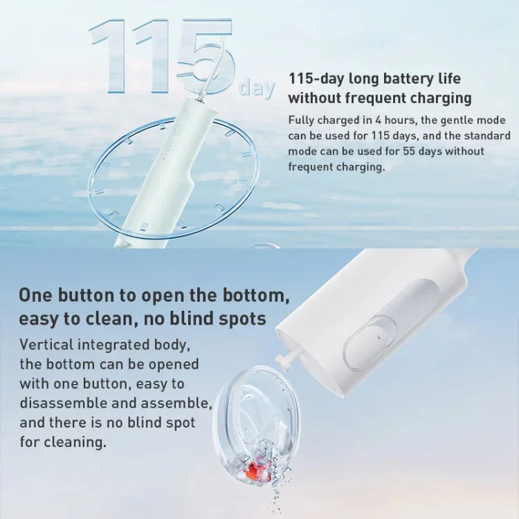 Original Xiaomi Mijia F300 Elektrischer Puls-Munddusche Zahnreiniger, Kapazität: 240 ml, F300