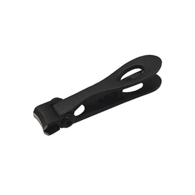 Nagelkunst-Werkzeug Nagelknipser Nagelzange aus Edelstahl, Größe: S, 6,9 x 1,3 cm, Größe: 6,9 x 1,3 cm (Schwarz)