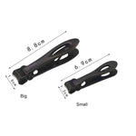 Nailart-Werkzeug Nagelknipser Nagelzange aus Edelstahl, Größe: L, 8,8 x 1,6 cm, Größe: 8,8 x 1,6 cm (Silber)