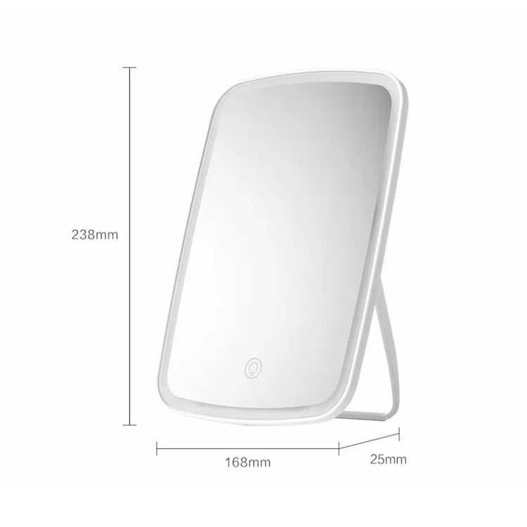 Original Xiaomi Youpin jordan&amp;judy einseitiger quadratischer LED-Tischkosmetikspiegel, einfarbig