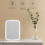 Original Xiaomi Youpin jordan&amp;judy einseitiger quadratischer LED-Tischkosmetikspiegel, einfarbig