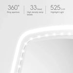 Original Xiaomi Youpin jordan&amp;judy einseitiger quadratischer LED-Tischkosmetikspiegel, einfarbig
