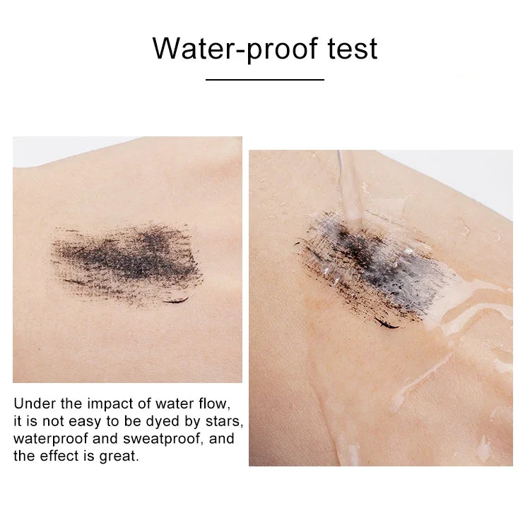 LEEZI 4D Prolong Wimperntusche für dichte, schwungvolle und wasserfeste Wimpern