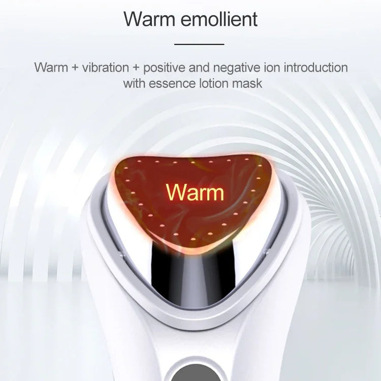 BLK-D020 Ionen-Import- und Export-Instrument Gesichts-Schönheitsmassage-Instrument Heizung Vibration Gesichtshautpflege-Instrument