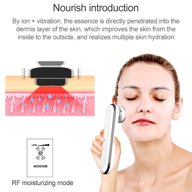 BLK-D919 RF Instrument Gesichtsvibrations-Kompakt-Lifting-Massagegerät Micro-Current-Schönheitsinstrument