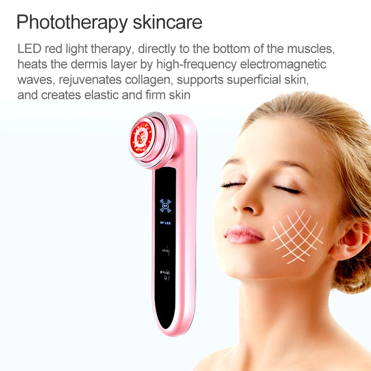 BLK-D919 RF Instrument Gesichtsvibrations-Kompakt-Lifting-Massagegerät Micro-Current-Schönheitsinstrument