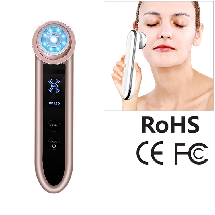 BLK-D919 RF Instrument Gesichtsvibrations-Kompakt-Lifting-Massagegerät Micro-Current-Schönheitsinstrument