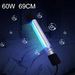 60W 69cm Länge Ozon UV-Starke Lichtdesinfektion Tragbare Anti-Virus-Sterilisationslampe Barleiste, CN-Stecker, 60W 69cm