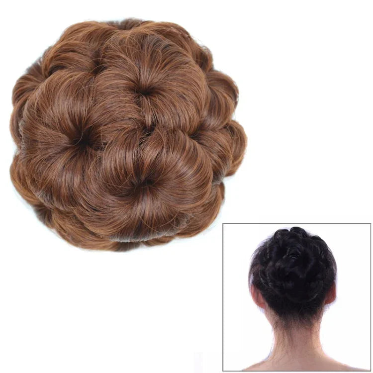 30M33# Perücken-Kugel-Kopf-Blumen-Haarspange Haarbeutel Perücken-Stirnband für Braut, 30M33#