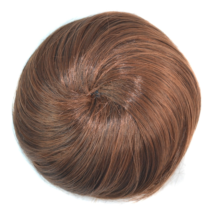 Haarknoten Blumenform Haar-Paket Haarscheibe (Kastanienbraun)