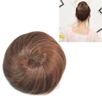 Haarknoten Blumenform Haar-Paket Haarscheibe (Kastanienbraun)