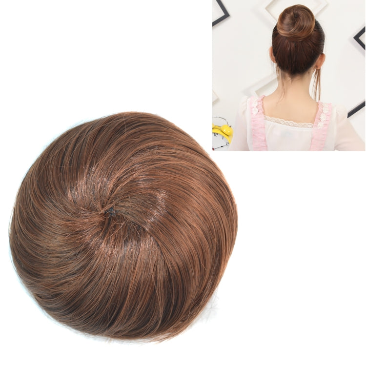 Haarknoten Blumenform Haar-Paket Haarscheibe (Kastanienbraun)