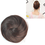 Haarknoten Blumenform Haar-Paket Haarscheibe (Kastanienbraun)