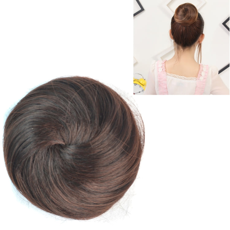 Haarknoten Blumenform Haar-Paket Haarscheibe (Kastanienbraun)