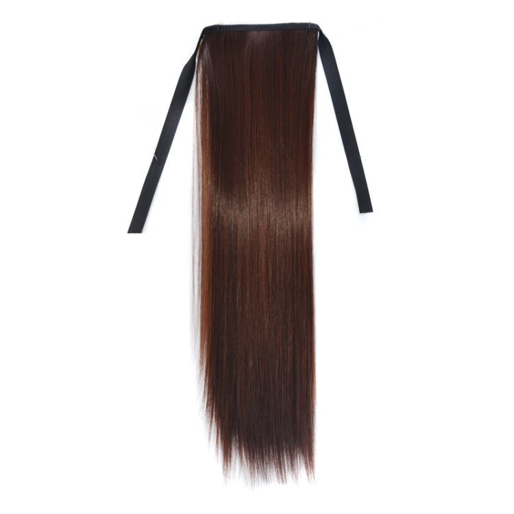 Natürlicher langer, glatter Haar-Pferdeschwanz, Perücke im Bandagen-Stil für Frauen, Länge: 45 cm, 45 cm