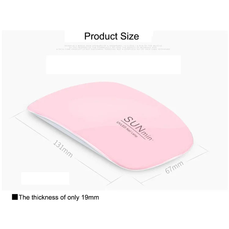 SUN mini 2 6W UV + LED USB Nagellampe Fingernägel Gel Härtung Trockner