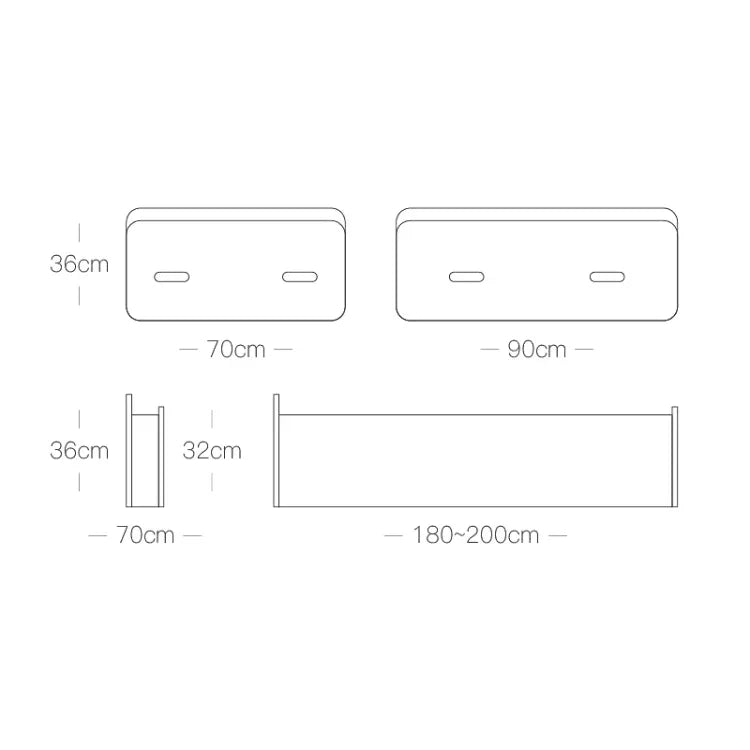 Kreatives Klapp-Einzelbett, Größe: Breite: 200x90cm, Größe: Breite: 200x90cm (Grau), Größe: Breite: 200x90cm (Braun)