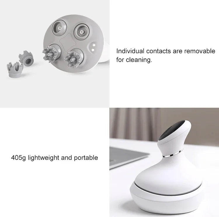 3D Intelligentes Elektrisches Kopfmassagegerät Kopfhautmassagegerät