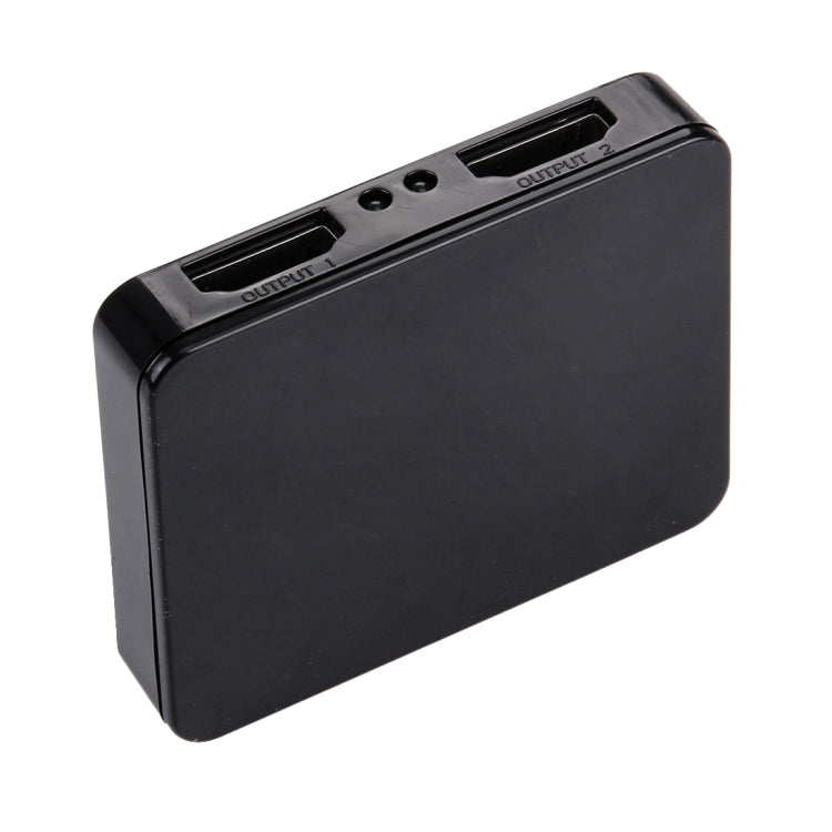 4K HDMI-Splitter Full HD 1080p Video HDMI Umschalter 1x2 Split Out Verstärker Dual Display für HDTV DVD PS3 Xbox, 4K HDMI (Schwarz), 4K HDMI (Weiß)