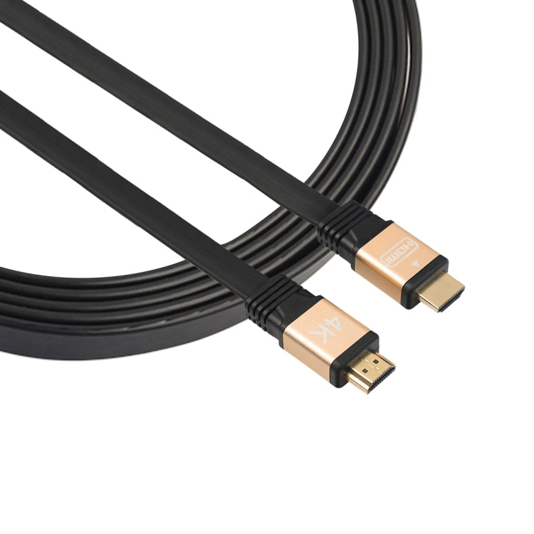 1m HDMI 2.0 (4K) 30AWG High Speed 18Gbps vergoldete Stecker HDMI Stecker zu HDMI Stecker Flachkabel, Länge: 1m