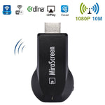 MiraScreen WLAN-Display-Dongle / Miracast Airplay DLNA Display Receiver Dongle Drahtloses Spiegelungsgerät mit 2-in-1 USB-Kabel