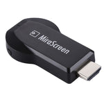 MiraScreen WLAN-Display-Dongle / Miracast Airplay DLNA Display Receiver Dongle Drahtloses Spiegelungsgerät mit 2-in-1 USB-Kabel