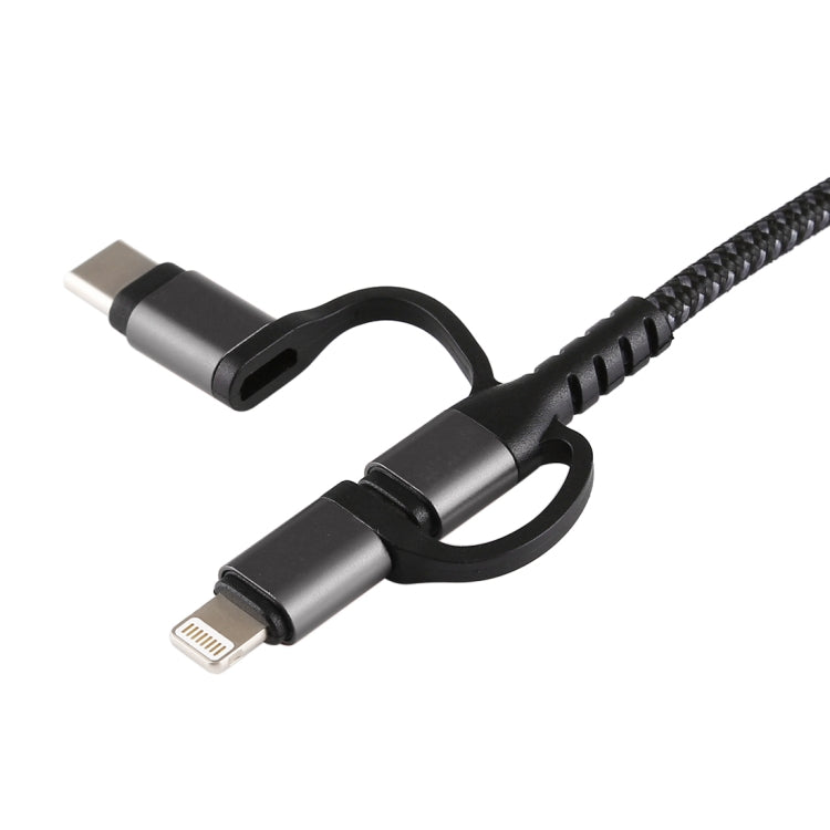 3 in 1 Micro USB + USB-C / Typ-C + 8-Pin zu HDMI HDTV Kabel