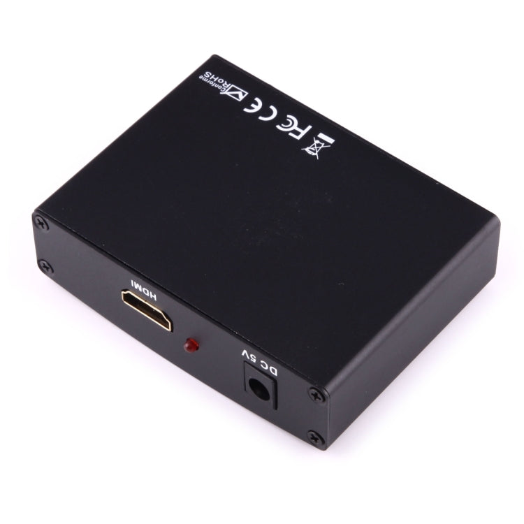 1080P HD HDMI zu YPbPr Video- und R/L Audio Adapter Konverter, HDMI zu YPbPr+R/L