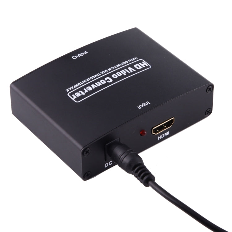 1080P HD HDMI zu YPbPr Video- und R/L Audio Adapter Konverter, HDMI zu YPbPr+R/L
